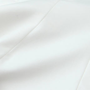 Blusa Sem Alças com Laço - Top Cropped Branco Estilo Chic