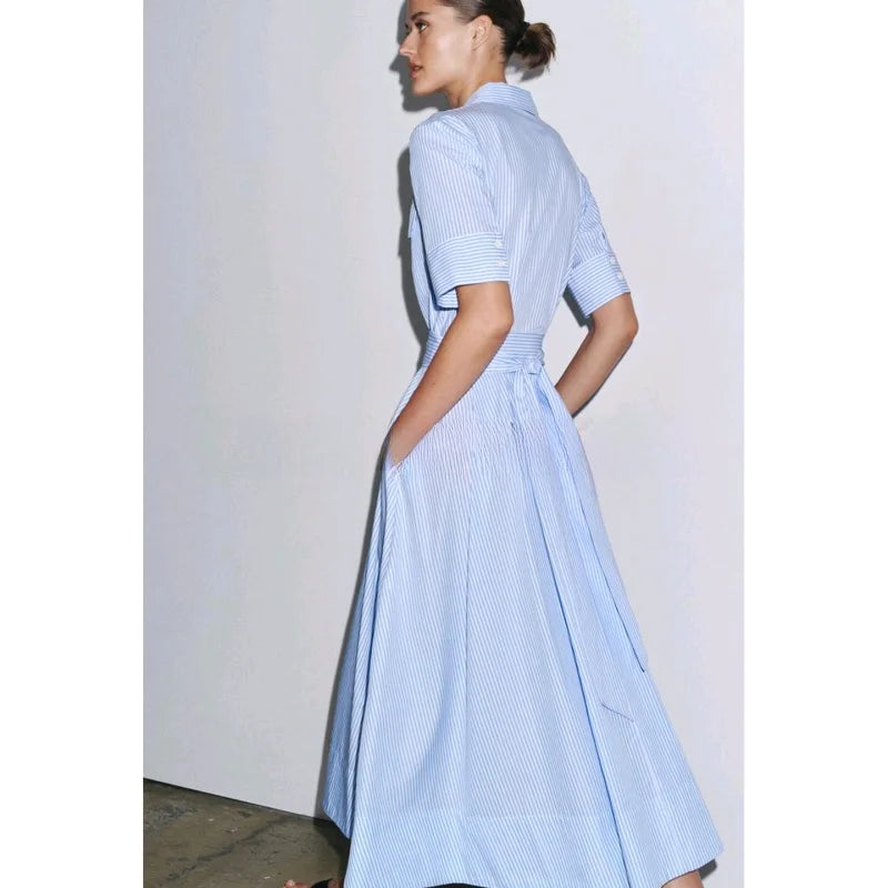 Vestido Belle com Laço na Cintura - Elegância e Sofisticação