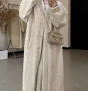 Sobretudo Blusão Tricô Super Quente