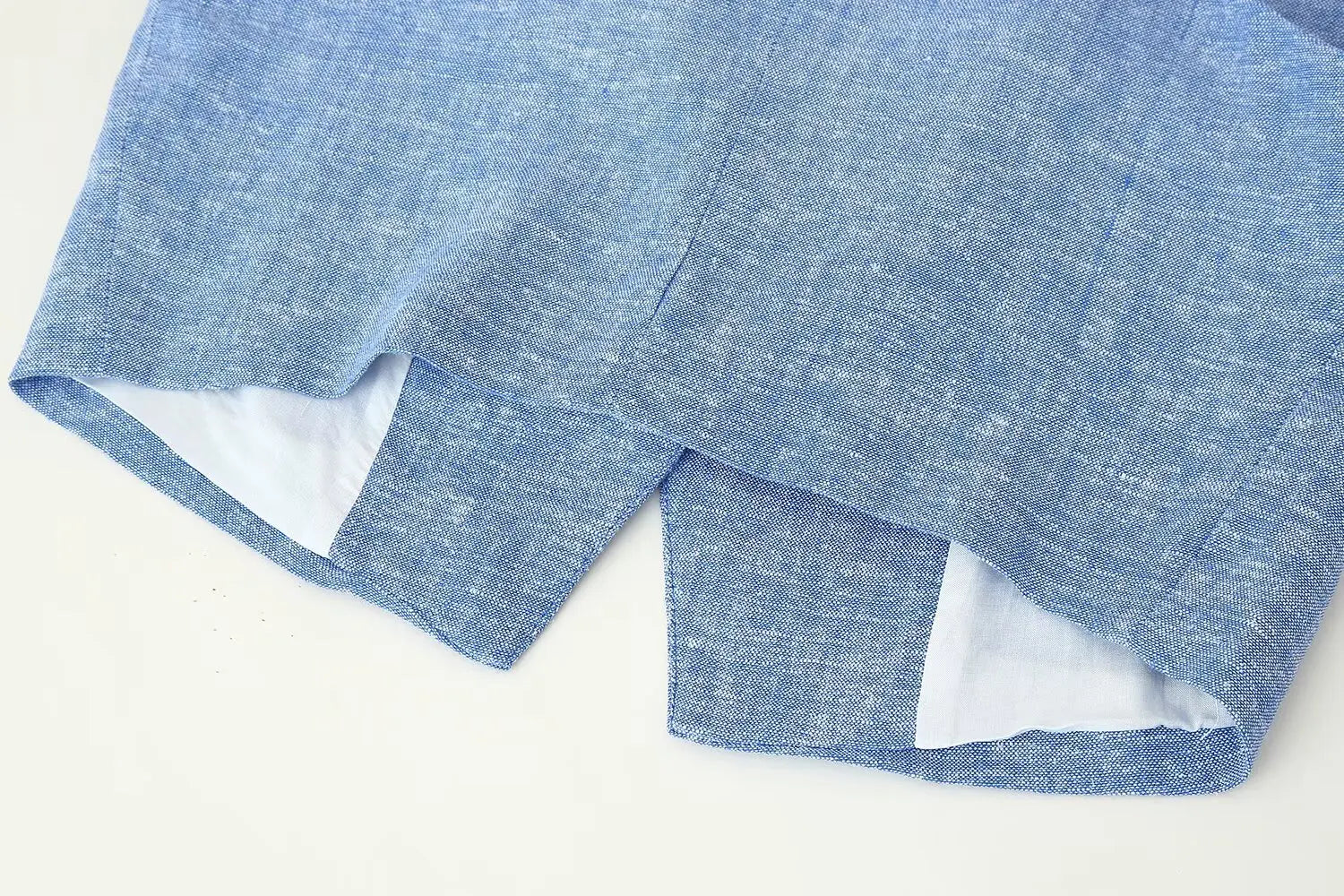 Conjunto – Colete Sem Mangas com Botões + Calça Reta com Cinto, Look Casual Chic 2 Peças