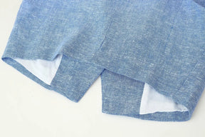 Conjunto – Colete Sem Mangas com Botões + Calça Reta com Cinto, Look Casual Chic 2 Peças