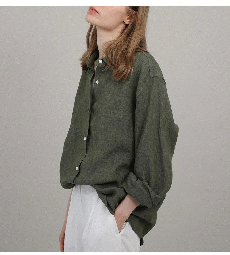 Camisa 100% linho - Novidade