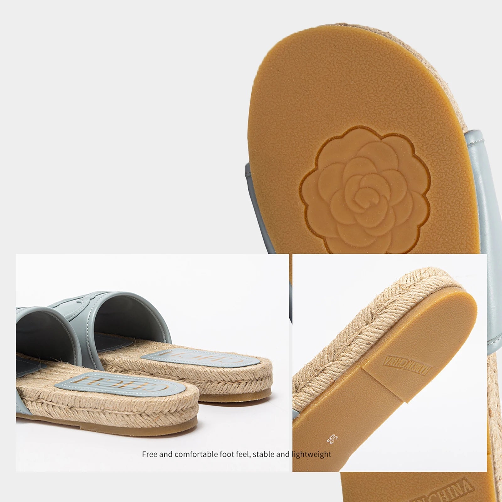 Sandálias CHCH Minimalistas – Conforto com Solado Natural