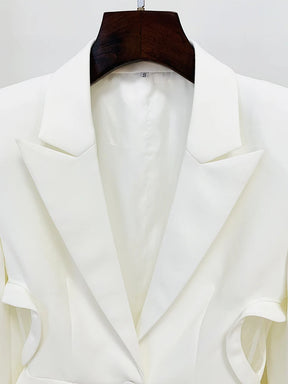 Conjunto de Alfaiataria Exclusivo – Blazer com Recortes e Calça com Fenda