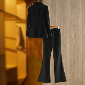 Conjunto Luxo Office - bordado com cristais