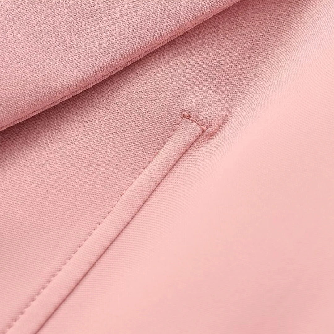 Conjunto Feminino 3 Peças: Blazer, Colete Corset e Short Saia de Cintura Alta