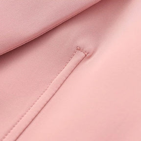 Conjunto Feminino 3 Peças: Blazer, Colete Corset e Short Saia de Cintura Alta