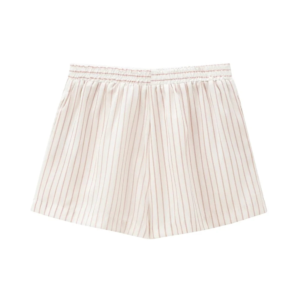 Conjunto camisa e shorts Listrado - Novidade