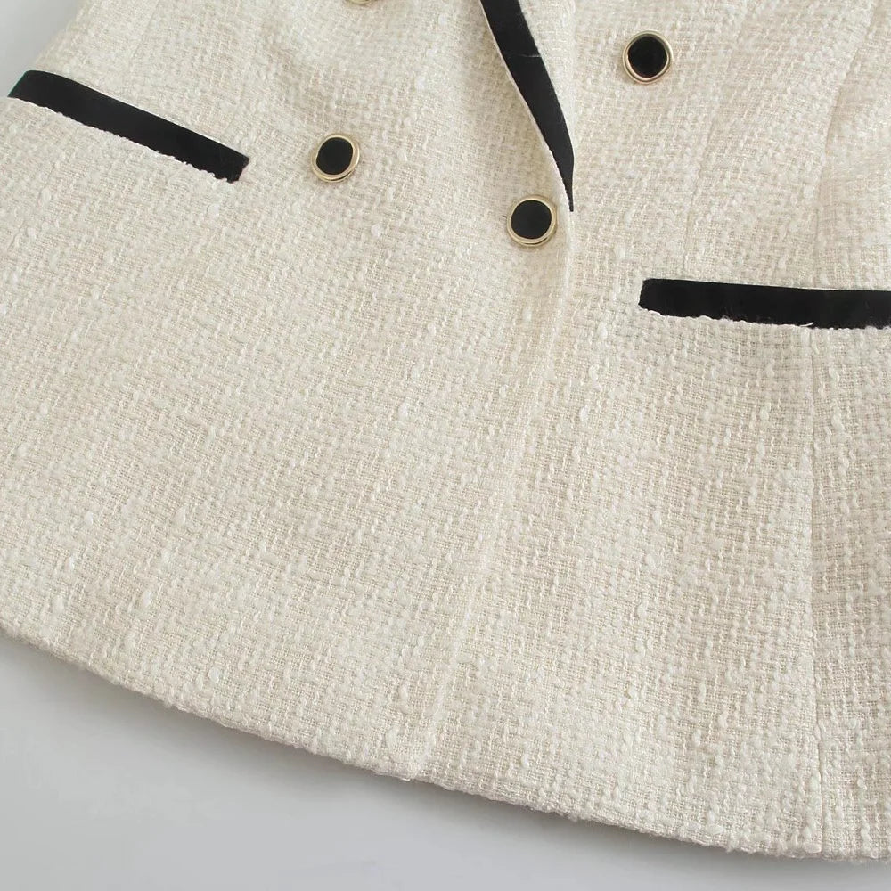 Blazer Tweed alfaiataria - luxo