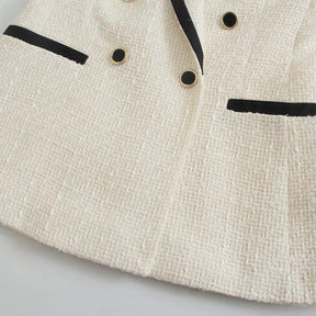 Blazer Tweed alfaiataria - luxo