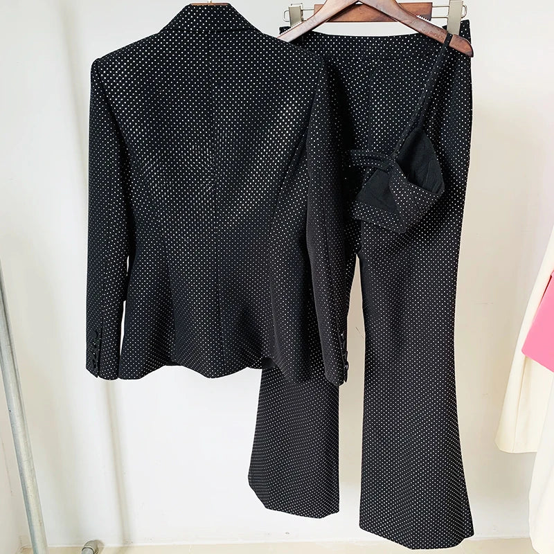 Conjunto Três Peças - Com Cristais