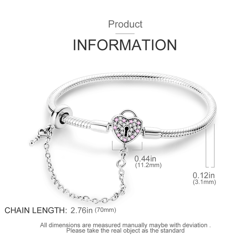 Bracelete em prata 925 - original