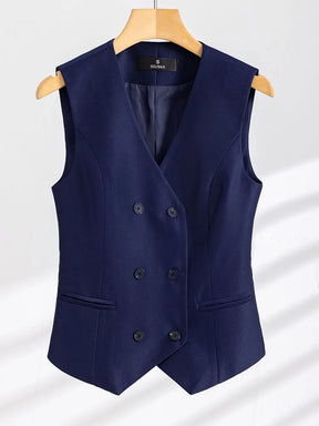 Conjunto Tres Peças Alfaiataria - Colete, Calça e Blazer