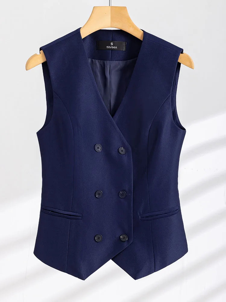 Conjunto Tres Peças Alfaiataria - Colete, Calça e Blazer