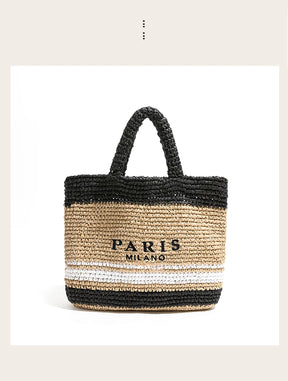 Bolsa Rafia resort - linha luxo