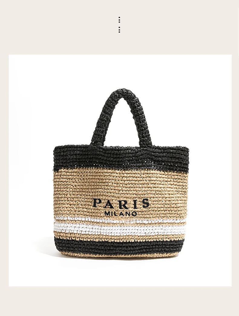Bolsa Rafia resort - linha luxo