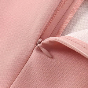 Conjunto Feminino 3 Peças: Blazer, Colete Corset e Short Saia de Cintura Alta