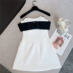Vestido com Laço Alfaiataria - elegante