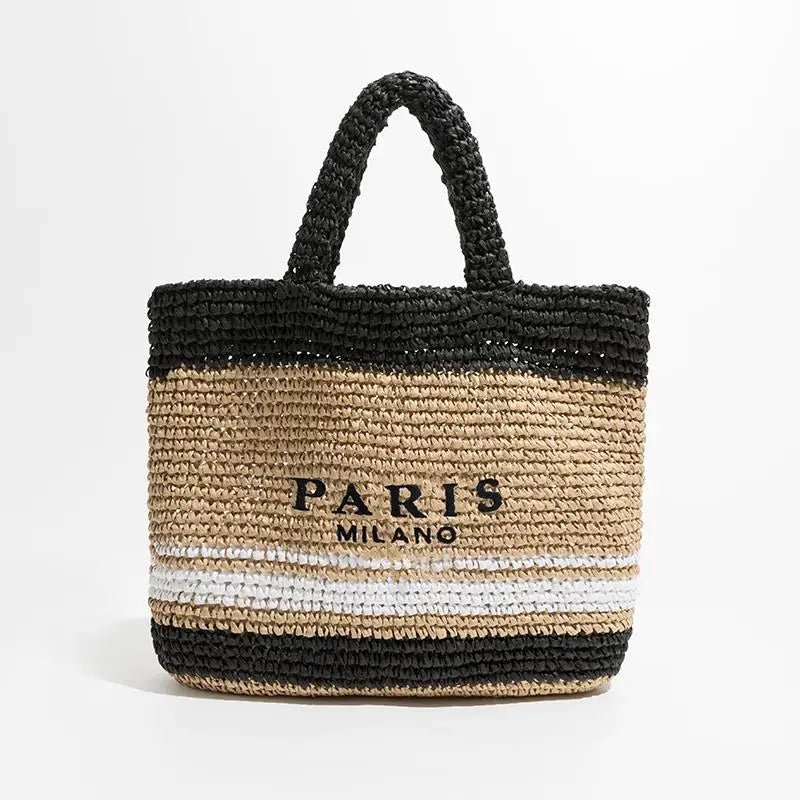 Bolsa Rafia resort - linha luxo