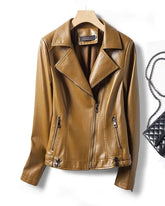 Jaqueta Feminina em Couro de Cabra (Pelica) – Modelo Curto com Acabamento Impecável