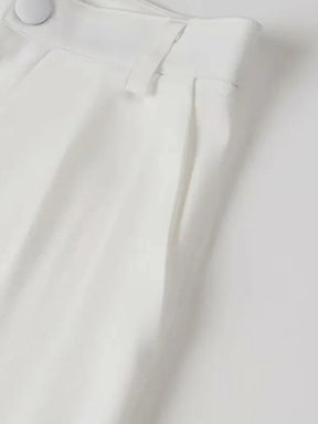 Conjunto Feminino Elegante com Blazer e Calça de Cintura Alta