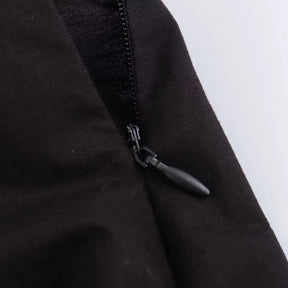 Vestido Longo Estilo Francês  com Cinto Gola Redonda