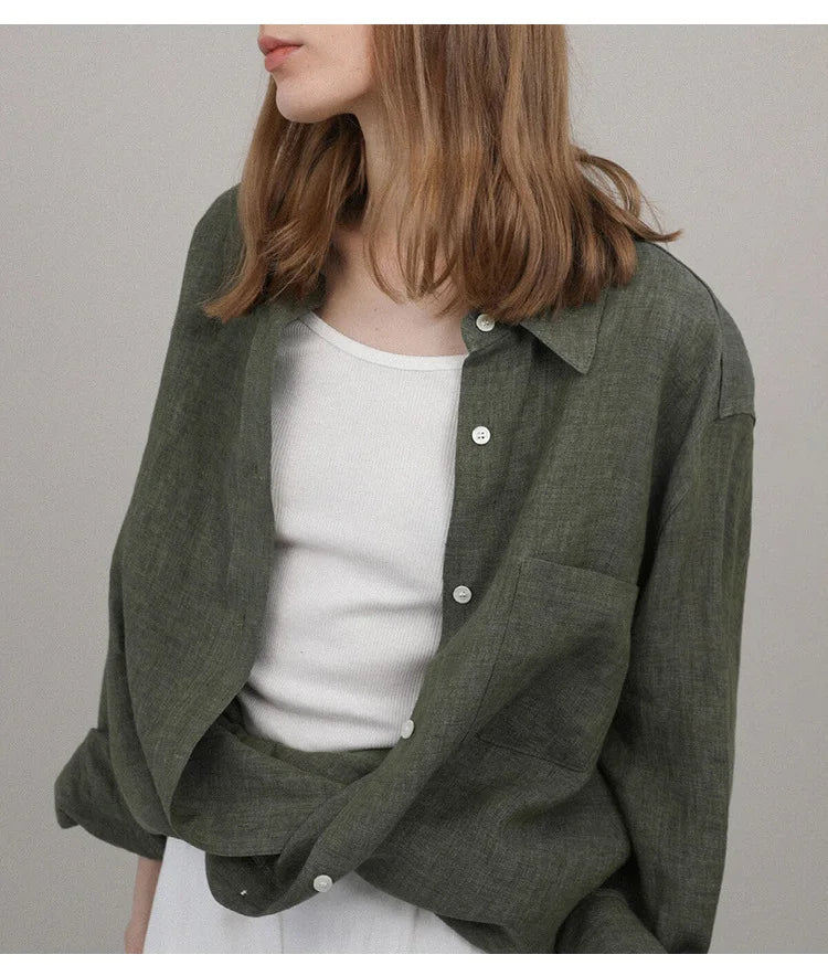 Camisa 100% linho - Novidade