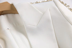 Conjunto Luxo Office - bordado com cristais