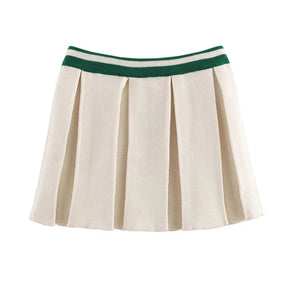 Conjunto Feminino Elegante de Tricô com Gola Lapel e Manga Longa
