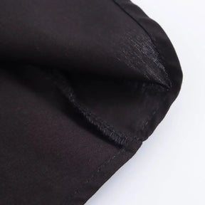 Vestido Longo Estilo Francês  com Cinto Gola Redonda