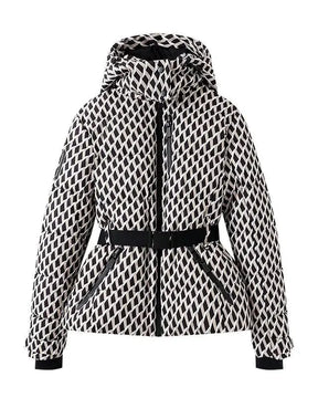 Parka Feminina com Cinto e Gola Alta – Luxo e Conforto para o Inverno