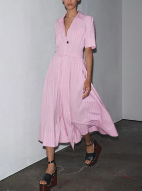 Vestido Belle com Laço na Cintura - Elegância e Sofisticação