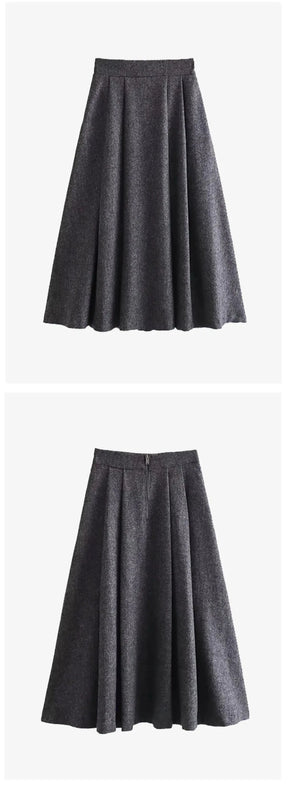 Conjunto, saia midi ou Blazer Elegante - alta moda