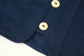 Conjunto Alfaiataria Linéa Classique - Top Curto com Botões & Calça Flare de Cintura Média