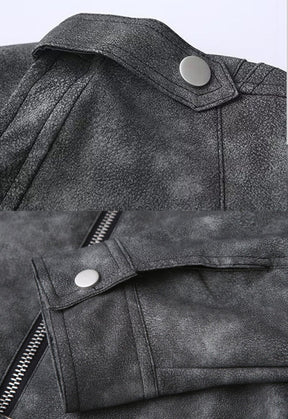 Jaqueta de Couro Feminina com Design Atemporal – Estilo e Elegância para Todas as Estações