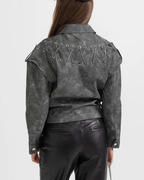 Jaqueta de Couro Feminina com Design Atemporal – Estilo e Elegância para Todas as Estações