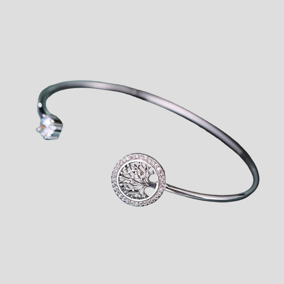 Bracelete Árvore da Vida com Cristais de Zircônia